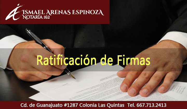 Notaria 162 – ¿Que es la ratificación de firmas?
